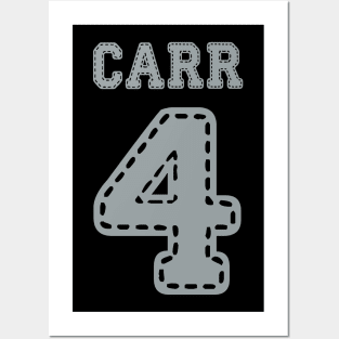 Derek Carr 4 Posters and Art